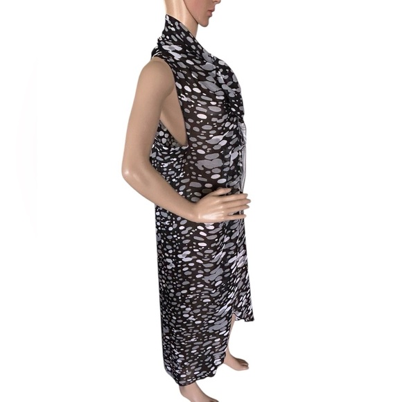 Shawl Dawls Sheer Maxi Swimsuit Coverup Vacation Oversized Sleeveless Women OS - Picture 2 of 8